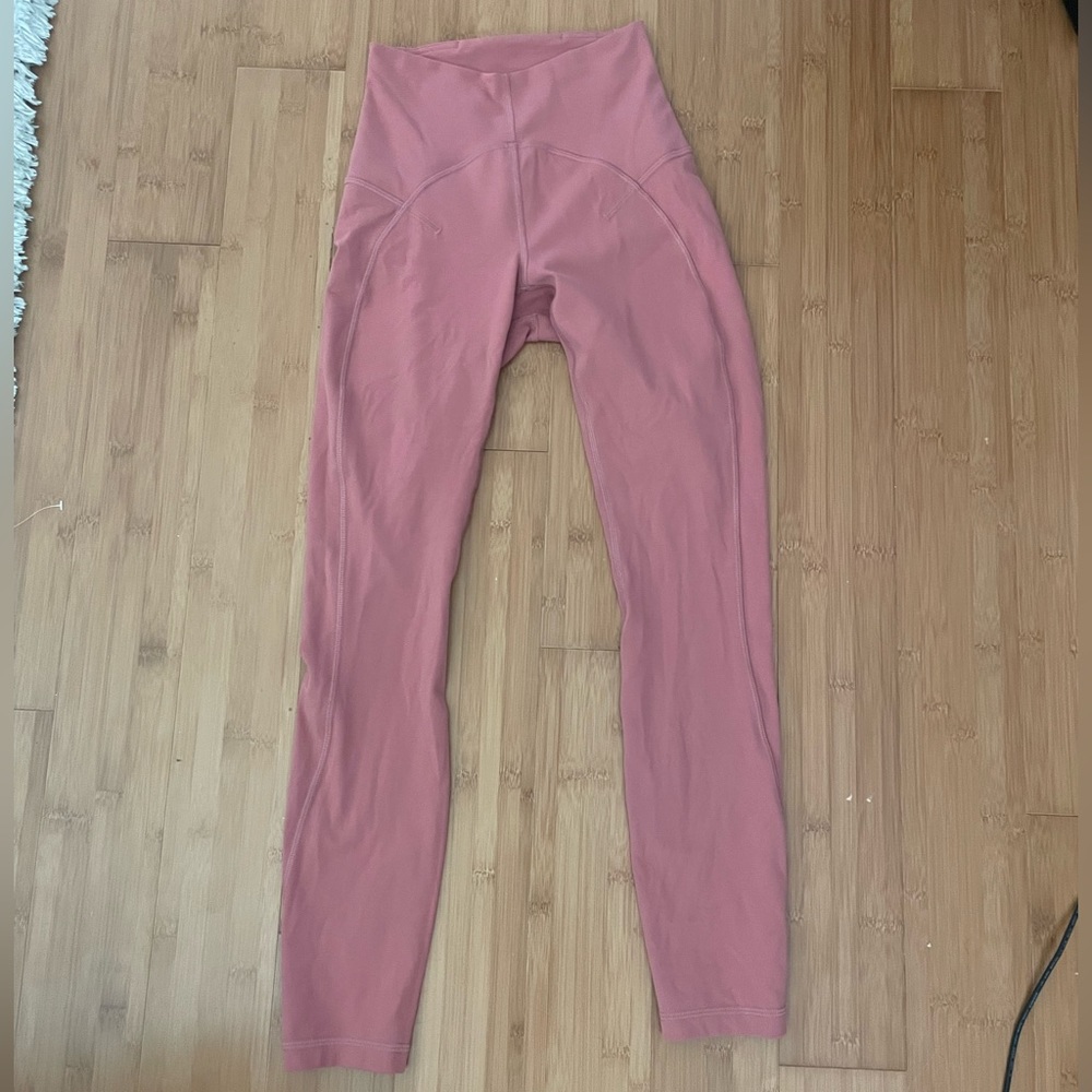 PINK LULU-LEMON SUPER HIGH RISE ALIGN LEGGINGS!